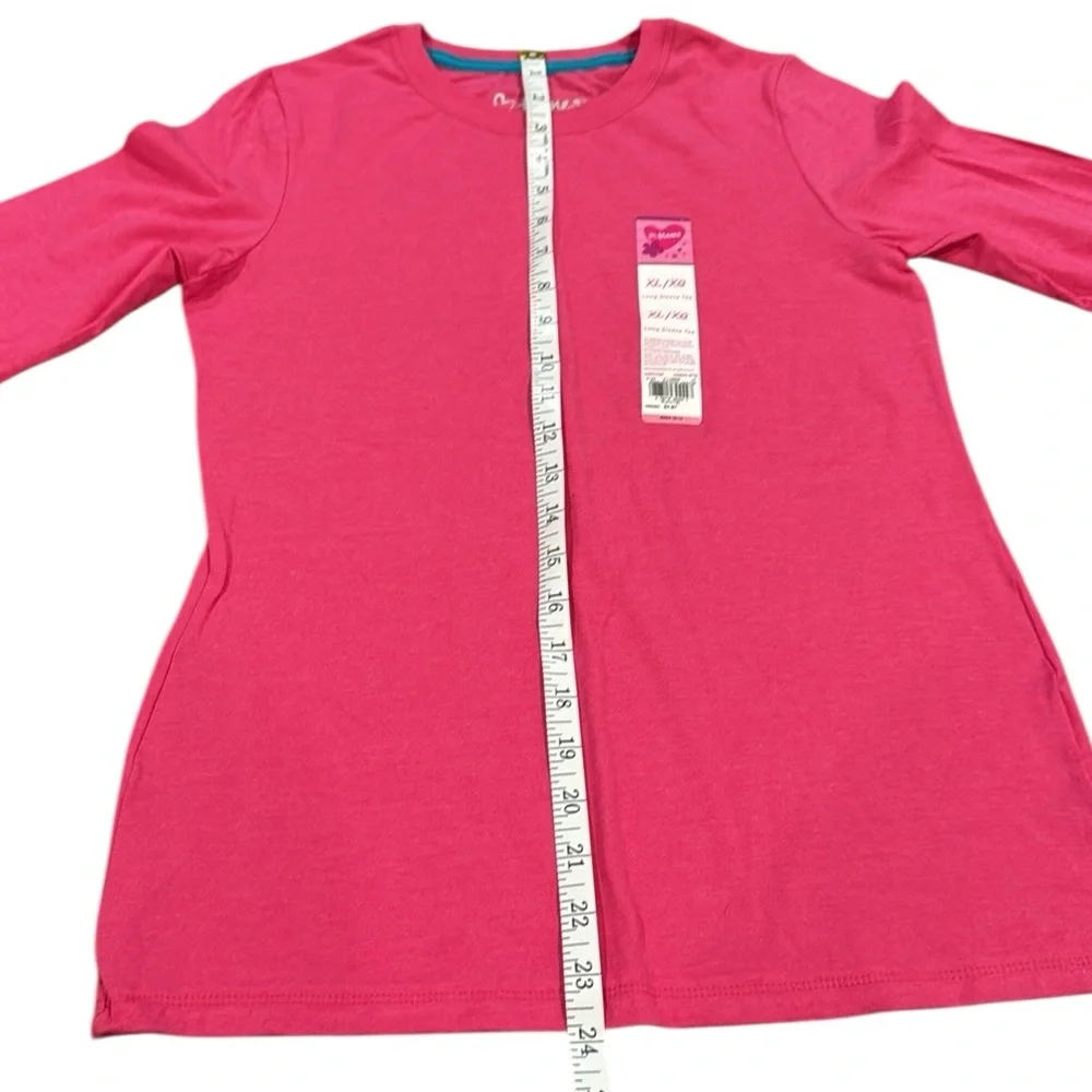 NWT Hanes Pink Long Sleeve Tee
